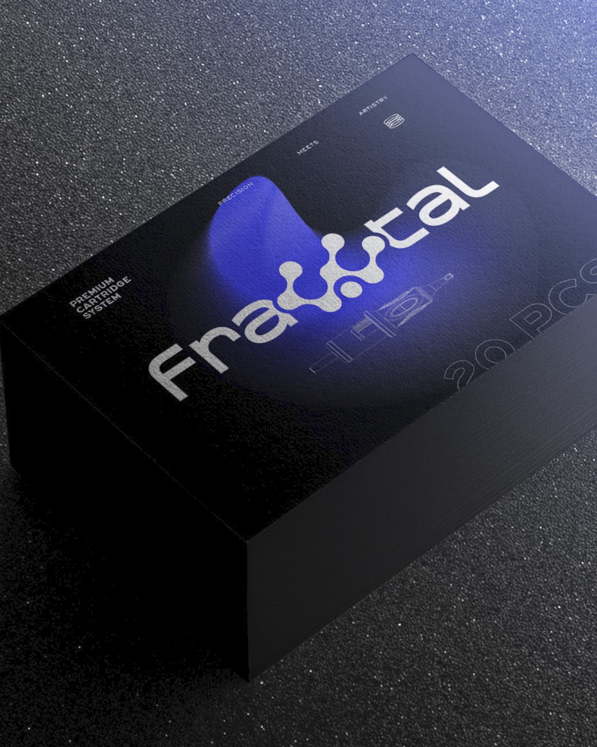 Identidad de marca Fractal — producción gráfica