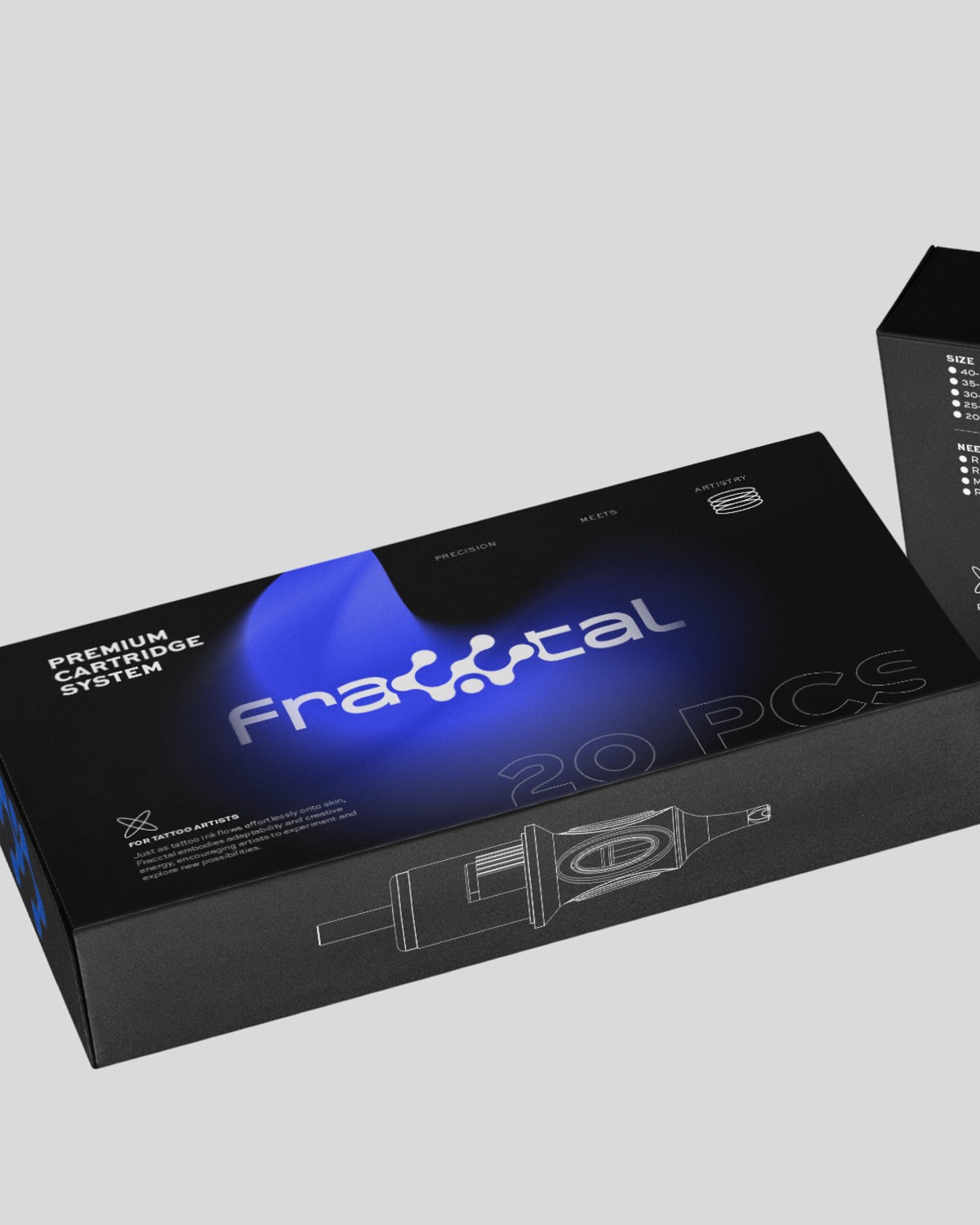 Producto Fractal — sistema de cartuchos premium